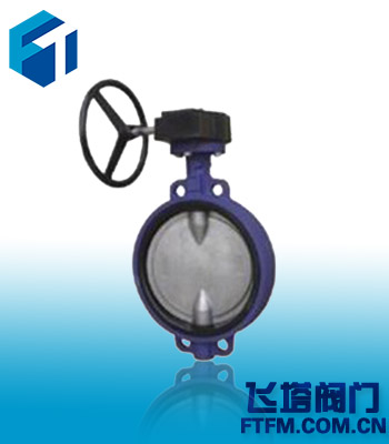 D71JH半衬胶对夹式蝶阀